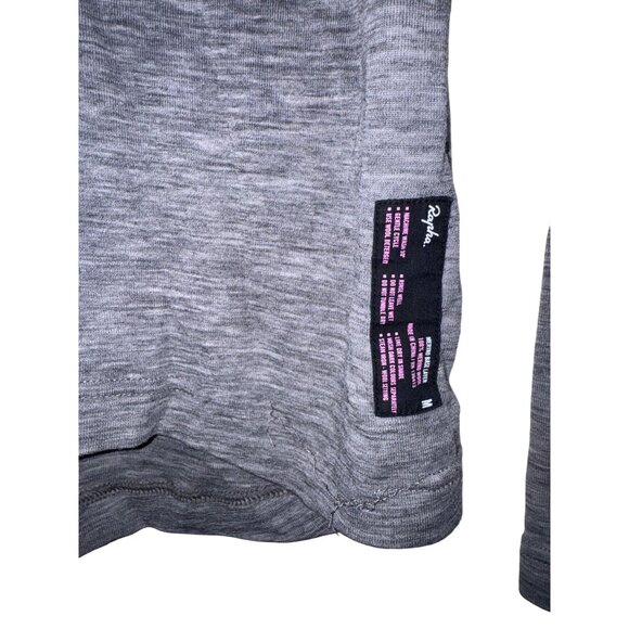 Rapha Gray Long-Sleeve Cycling Base Layer Shirt M - Picture 3 of 7